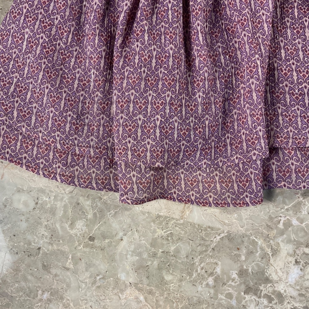 Zara Purple  Elastic Waist Skort Size  11-12 - Picture 4 of 5
